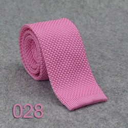 Huishi Slanke Mode Gebreide Banden Voor Mannen 5.5 Cm Solid Blauw Rood Gebreide Tiegreen Gebreide Tie Brown Gebreide Ties: 28