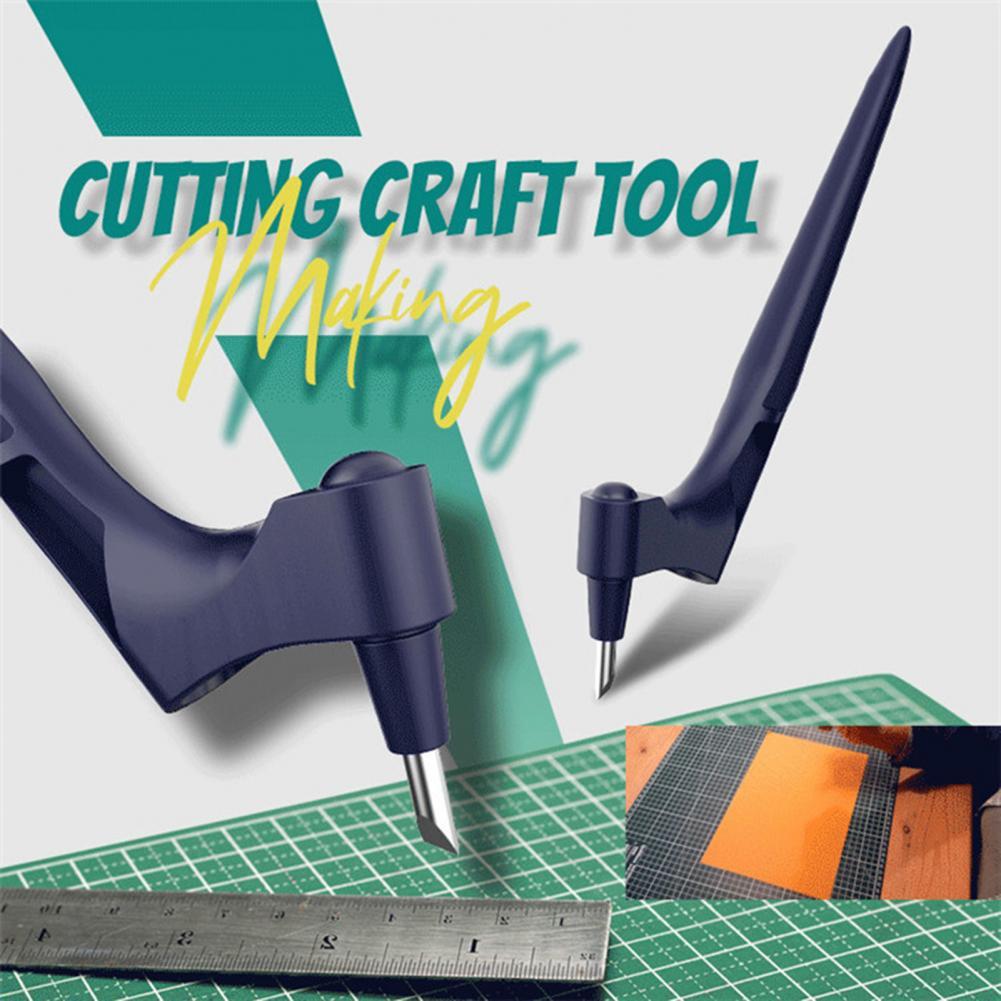 Carving Pen Innovative Convenient 360 Degree Rotatable Craft Paper Scrapbooking Stencil Cutter Craft Cutting Tool for Home