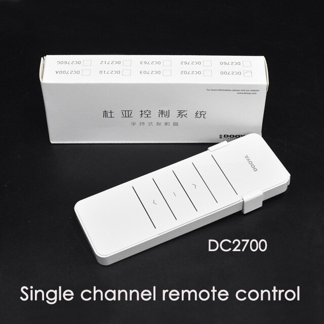 Dooya singel channel remote control DC2700 for automatic motorized blinds RF433 remote control