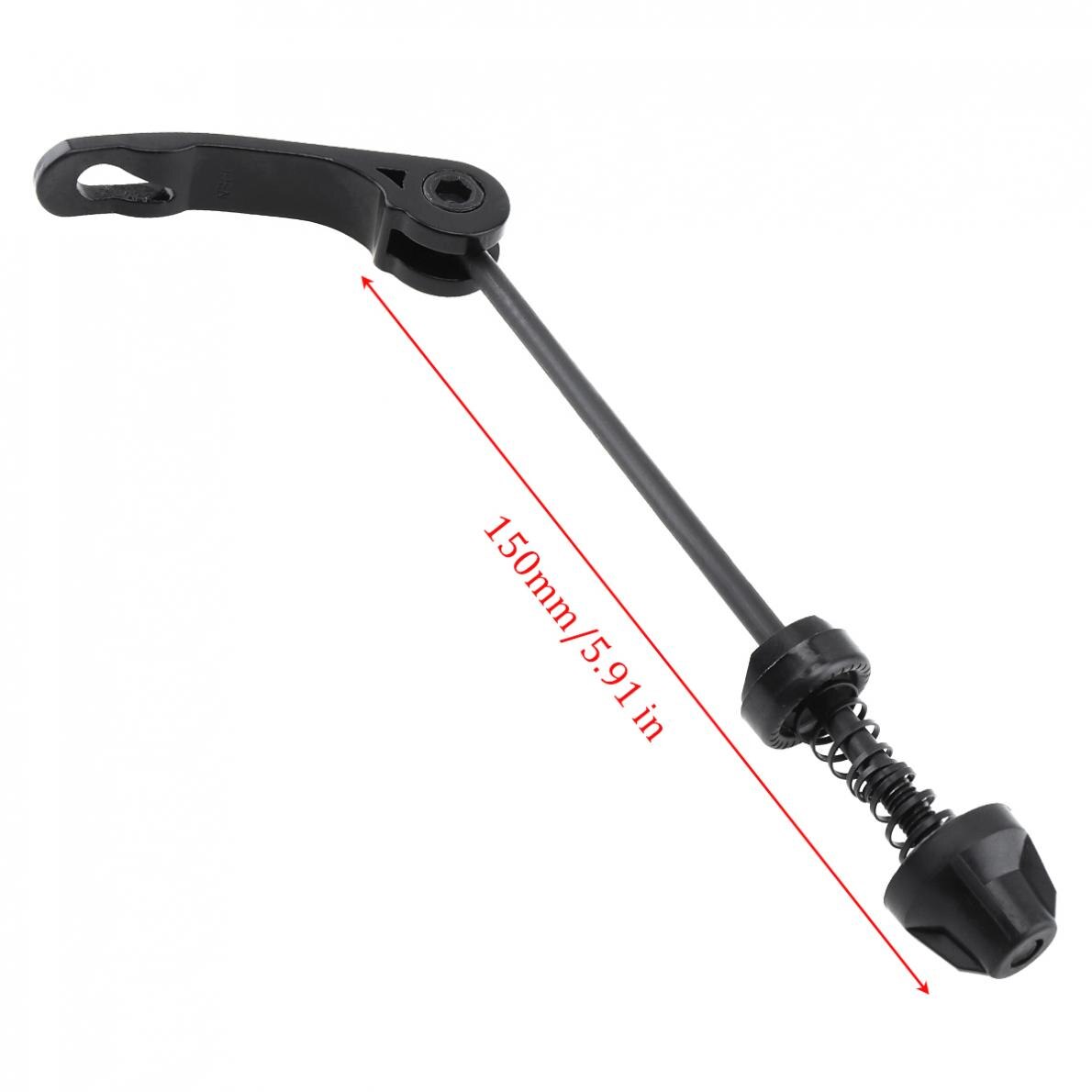 Accessoire de vélo noir métal vélo creux avant dégagement rapide supportant le changement aux outils de bicyclette d'essieu à dégagement rapide