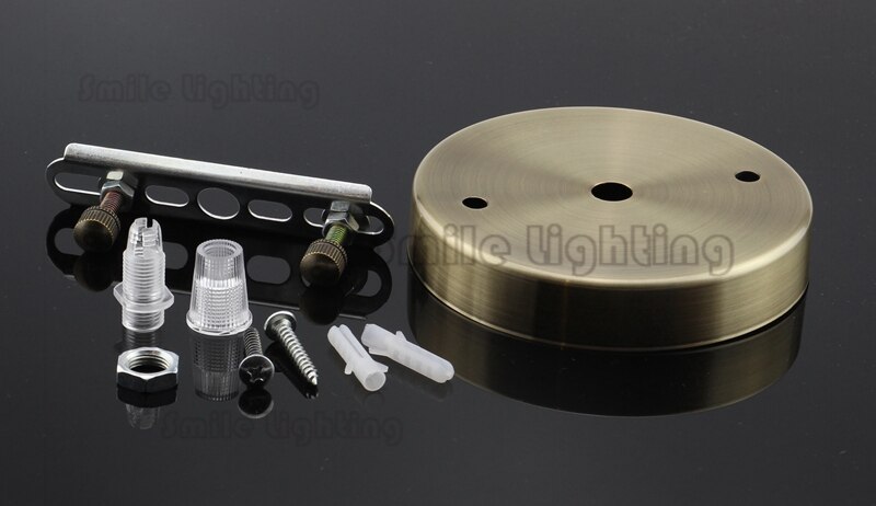 1 Piece Metal Ceiling Canopy Pendant Lights Fixtures Ceiling Rose Diameter 100mm