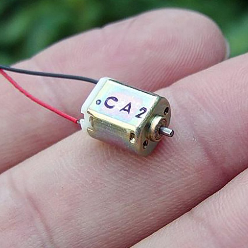 1pc ultra-miniatyr likestrømsmotorer  dc3v 44000 rpm høyhastighets diameter 1mm mikromotorer lite elektrisk maskineri