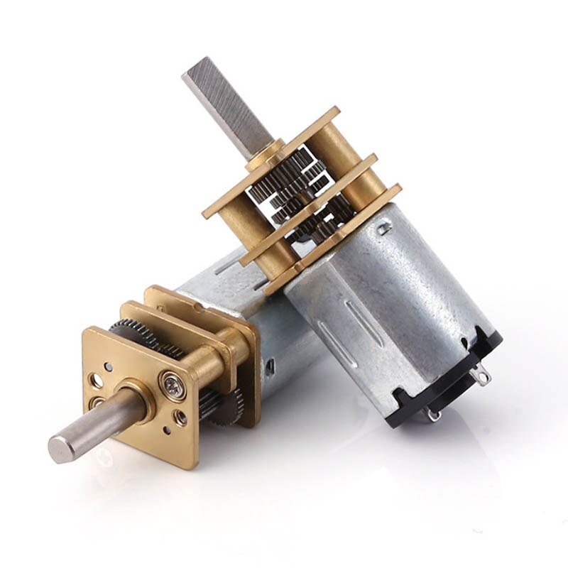 Mini motor eléctrico de engranaje de metal DC 3V/6V/12V con motores de CC reductores de engranajes velocidad de 10-4000RPM