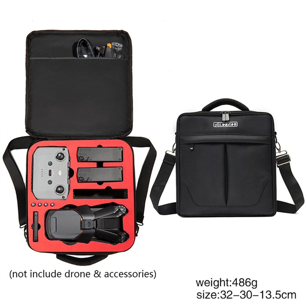 DJI-estuche de almacenamiento Mavic 3, bolsa de hombro impermeable, caja de almacenamiento rígida, bolso de mano para accesorios de Dron Mavic 3: Type 1 red