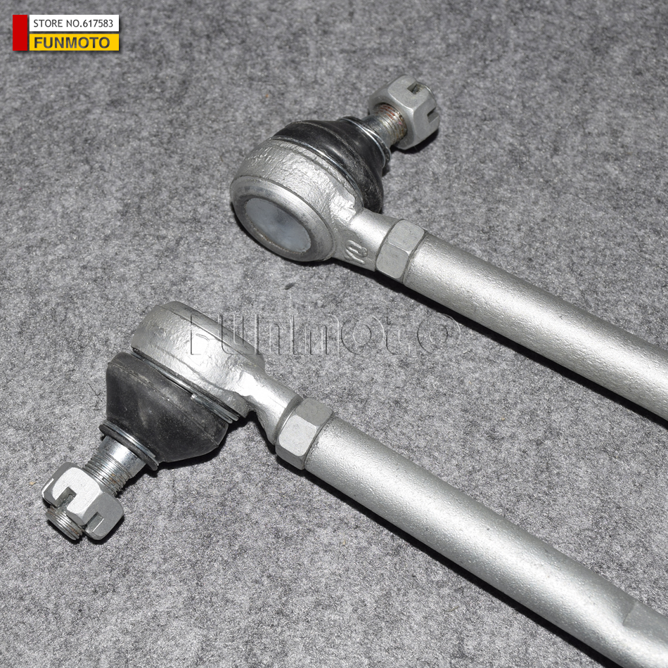 HMParts Tie Rod Set 270mm For ATV/Quad - Bashan, Shineray, Jingling - Steering Rod Ends