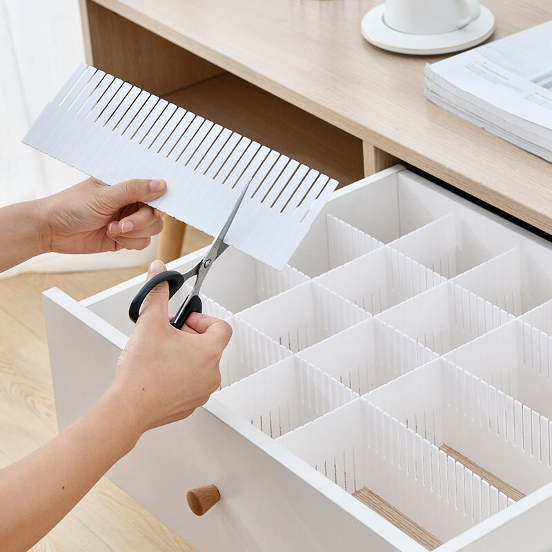 Drawer Organizer Divider DIY Adjustable Household Storage Cabinet Combination Partition Underwear Socks Sundries Storage Grids
