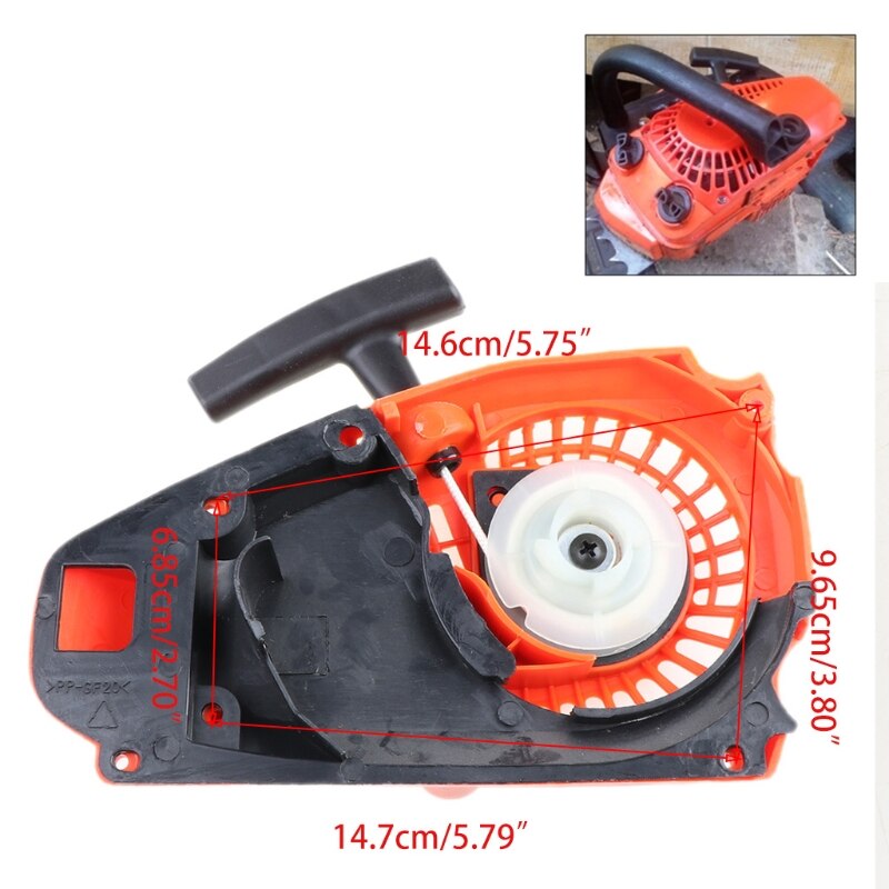 Gasoline Chainsaw Pull Starter Fit 2500 25CC Chainsaw Brush Cutter Parts