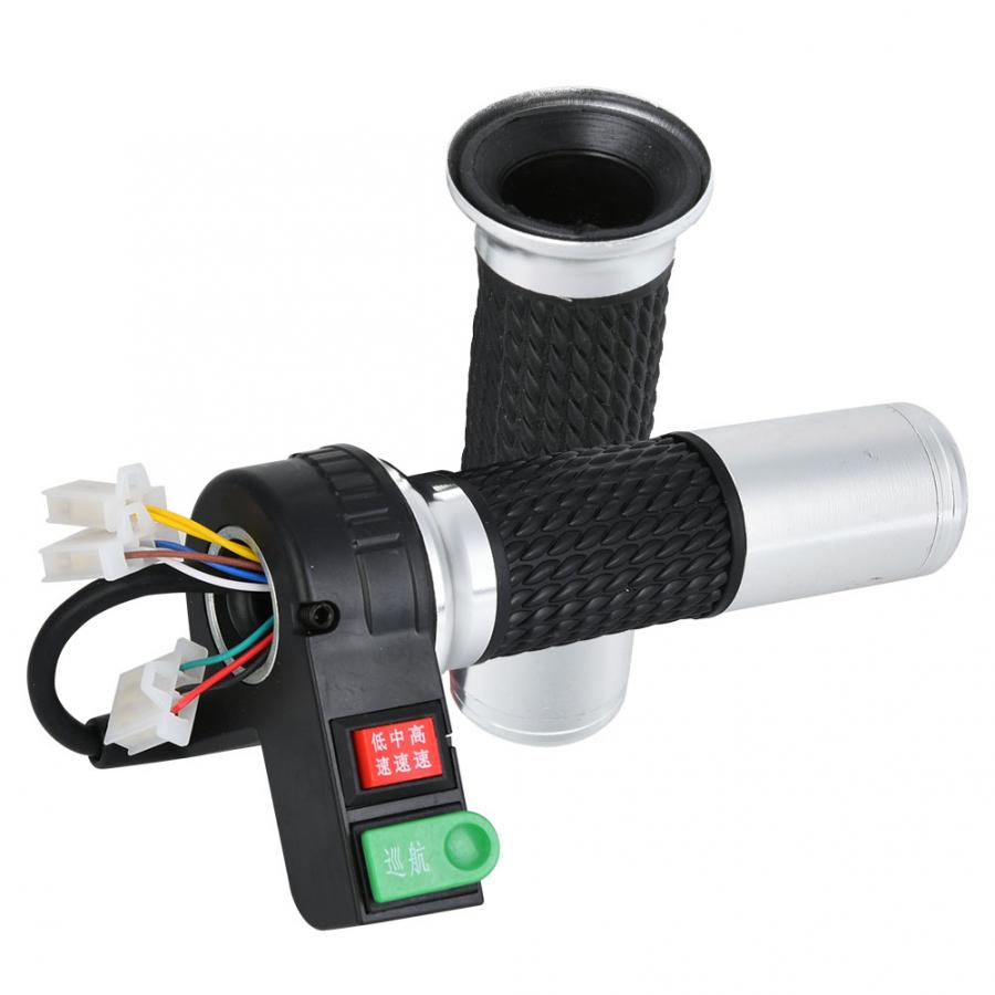 Electric Bike Throttle Handlebar E-Bike 3Speed Throttle Handlebar Speed Reverse Cruise Hand Grip Reverse Gear Throttle Handlebar: type 5