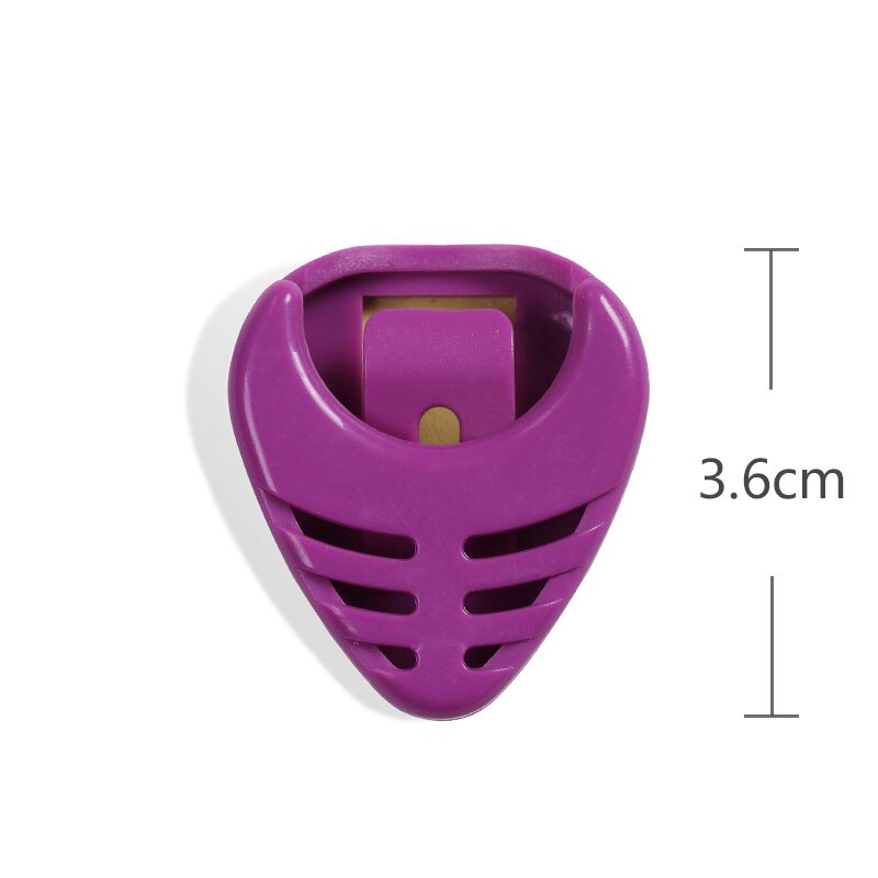 small beautiful box guitar pick 7 color 3.6cm plastic material Guitar Accessories guitar picks box boxes