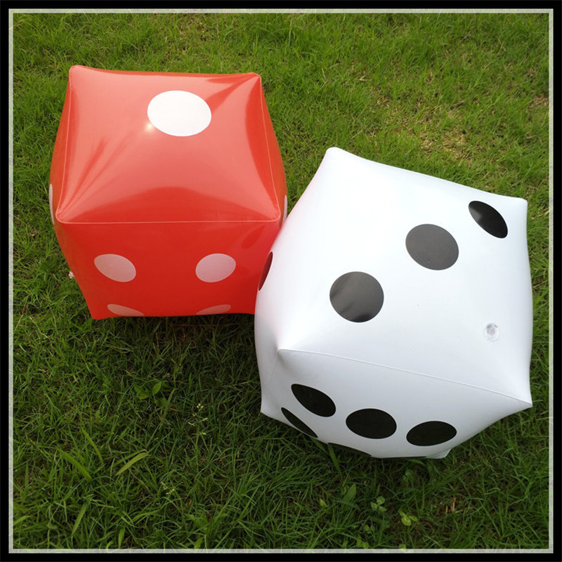 3 Kleuren Opblaasbare Lucht Aantal Dobbelstenen 30*30Cm Grappige Feestartikelen Speelgoed Voor Kinderen Kids Volwassenen Outdoor Game play Cube