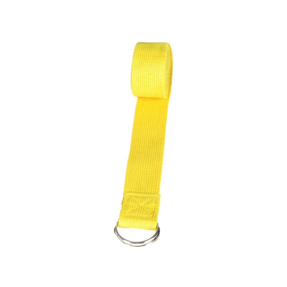 Yoga Stretch Strap Burrs-free Muscle Relax Accessory Leg Stretchers Training Belt for Trainer: Yellow