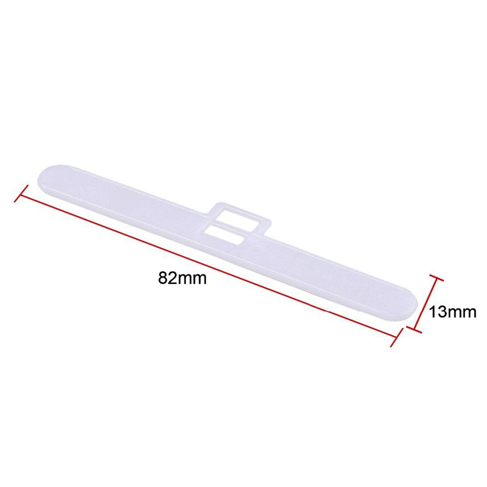 30Stck 89mm vertikale obere blind KleiderbüGel Lamellen Header Klinge Vorhang Zubehör KleiderbüGel Doppel See für Heimat Schlafzimmer Büro Vorhänge