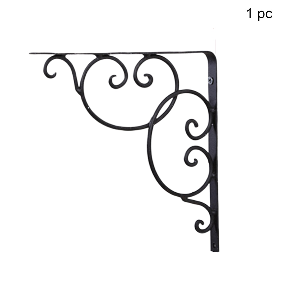 1Pc Diy Plank Beugel Anti-Roest Driehoek Ondersteuning Verdikte Meubelbeslag Duurzaam Moderne Iron Art Europese Stijl Hardware