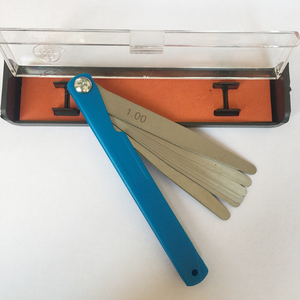 Measurement Height Limit Gauge Tools 17 Blade Thickness Tappet Valve Feeler Gauge Set Wood Measure Ruler Profile Marking Tool