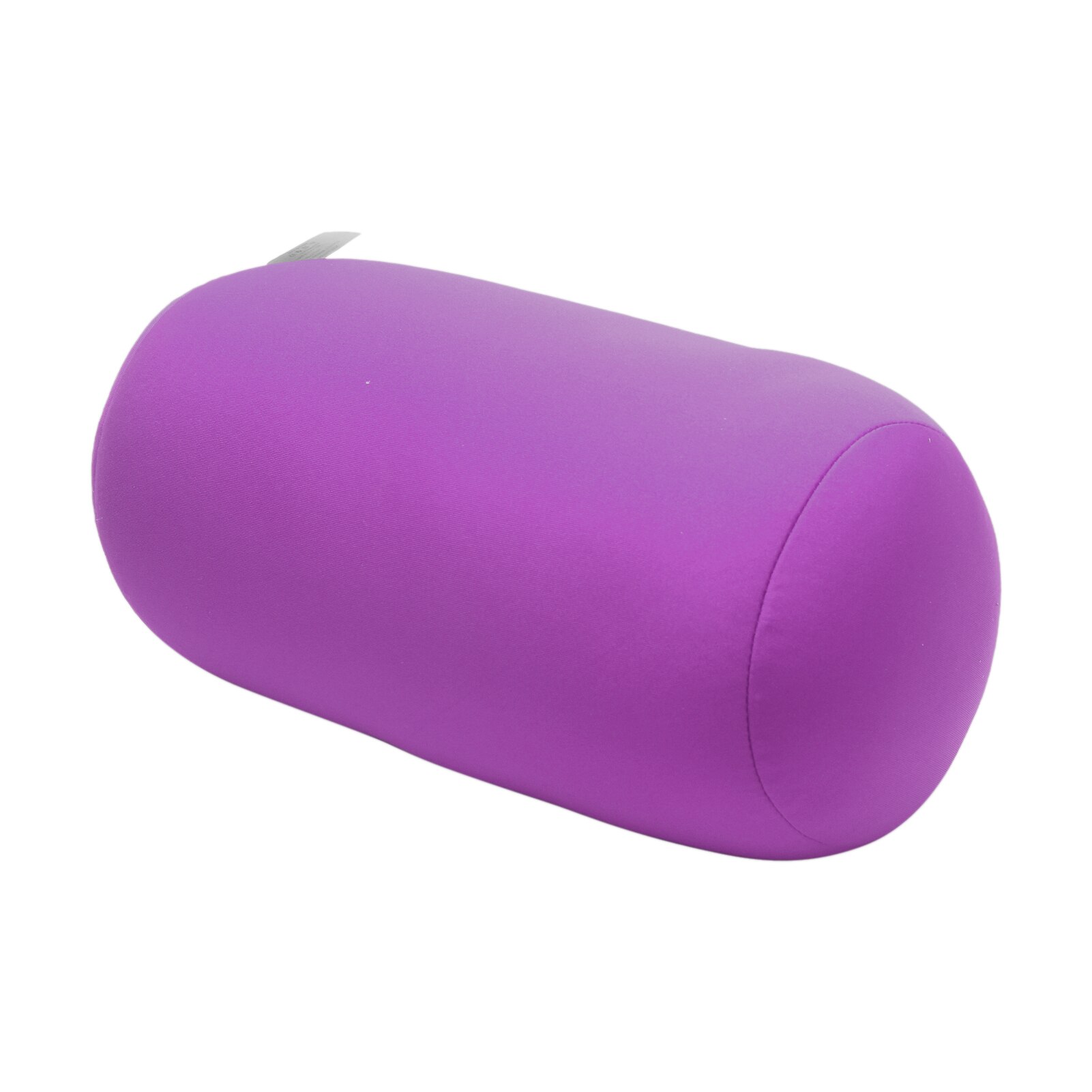 Microbead Roll Cushion Neck Waist Back Head Support Sleep Pillow Travel: PURPLE