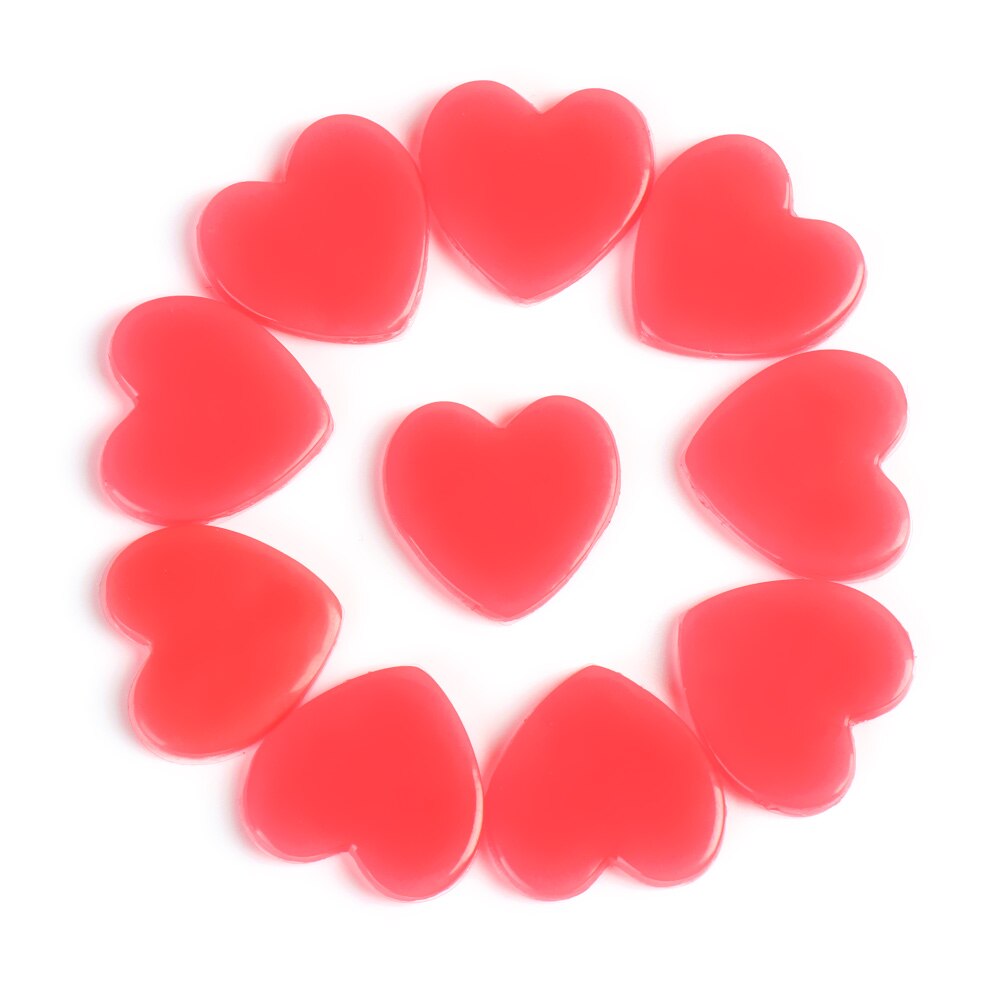 10PCS Resin 5D Pink Drilling Mud Crafts Dotting Heart Clay Painting DIY Nail Art Tools Handcraft Cross Stitch Accessories: Heart