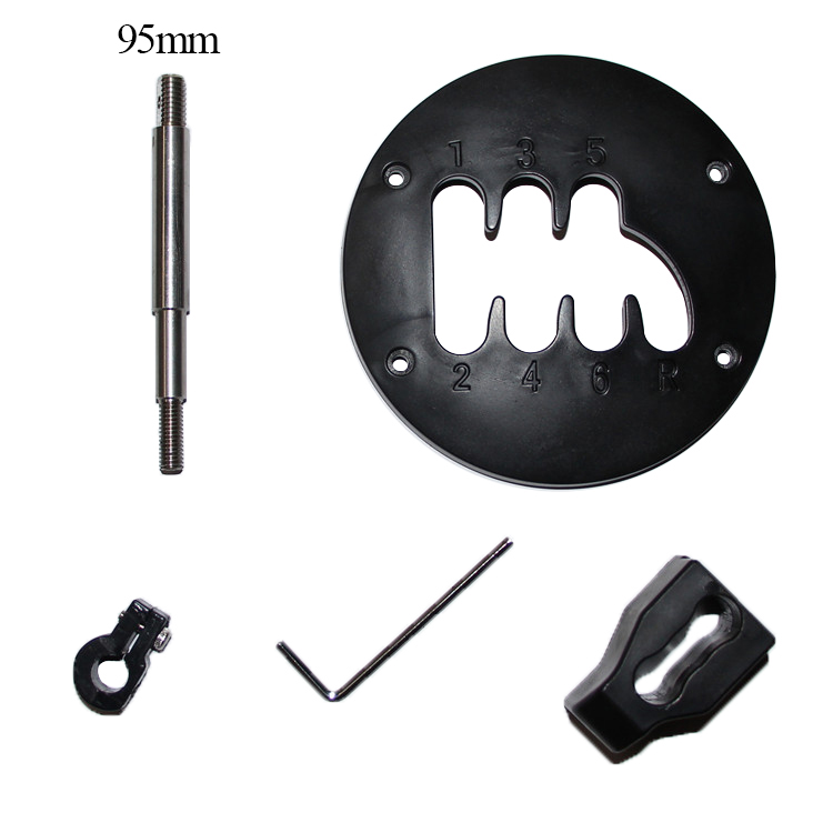 Modified Damping Shifter For Thrustmaster TH8A Gear Accessories Short Throw/Short Shifter Mid Plate 6-Speed Cover Upgrade Kit: 95mm set