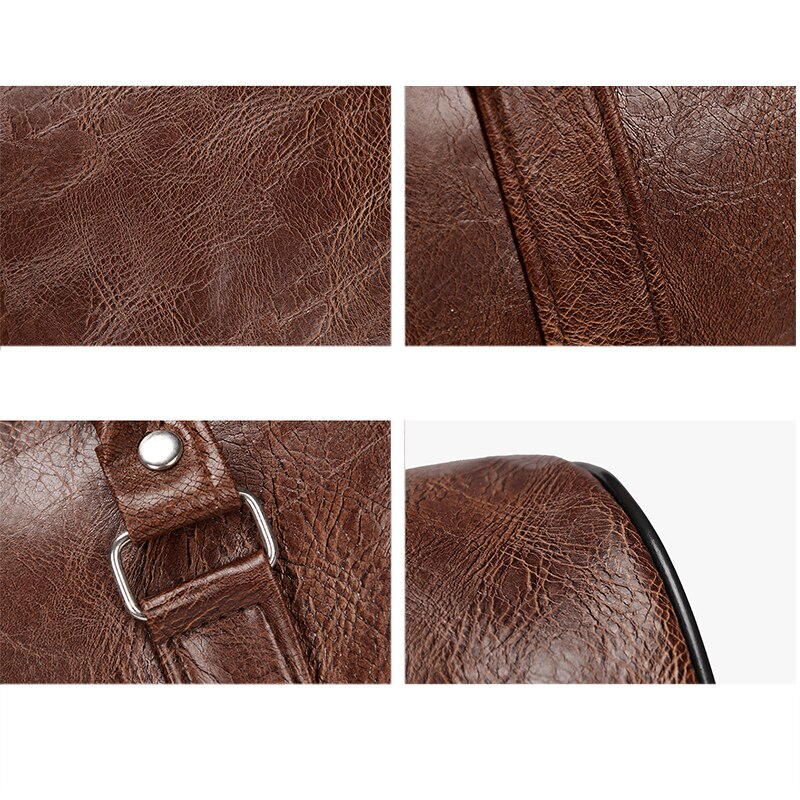 Large capacity Outdoor Short-distance Travel Bags Soft Pu Leather Women Duffel Bag Casual Men Sports Fitness Handbag