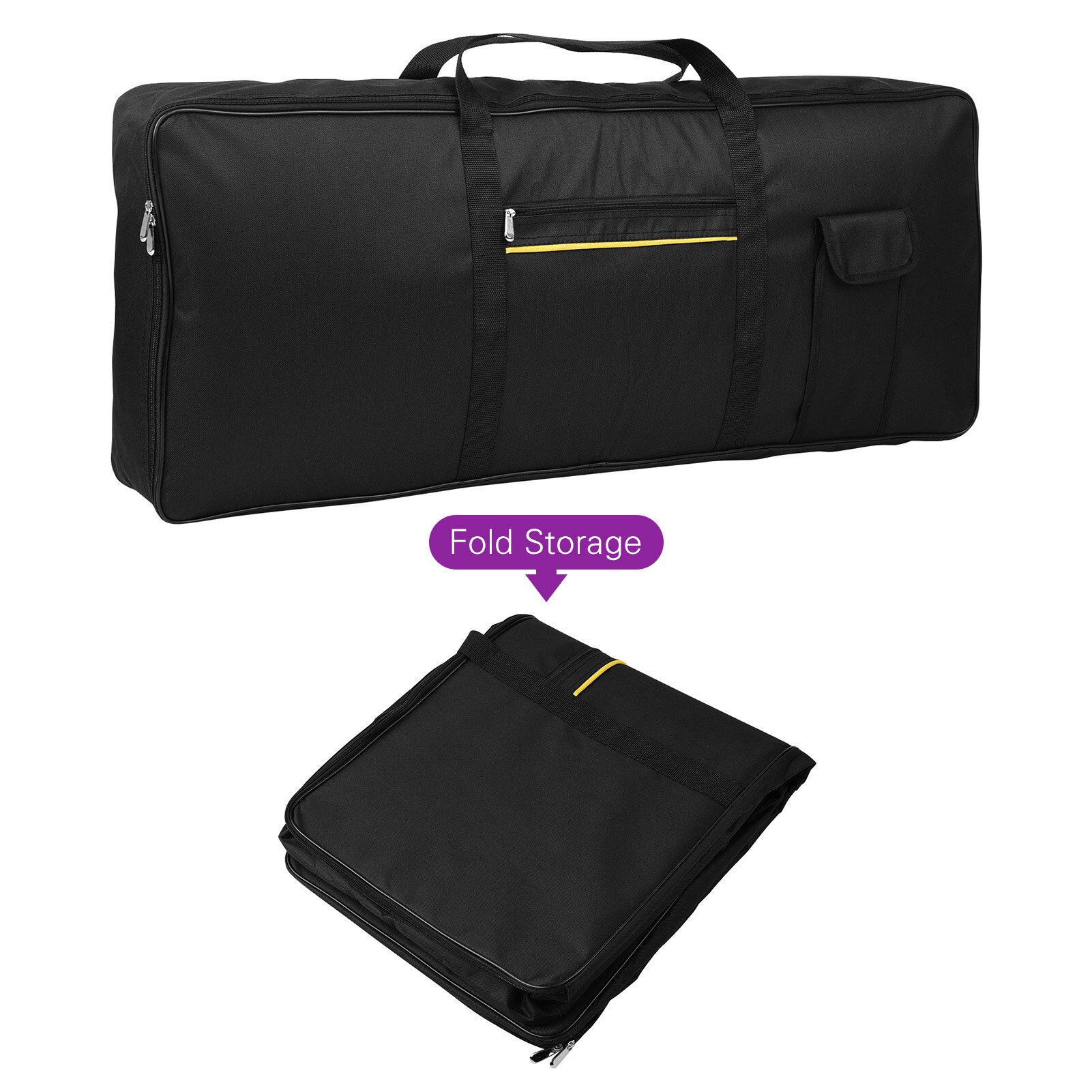 61 Keys Digital Music Electronic Keyboard Multifunctional Electric Piano for Piano Student with Microphone Musical Instrument: 61 Keys Bag