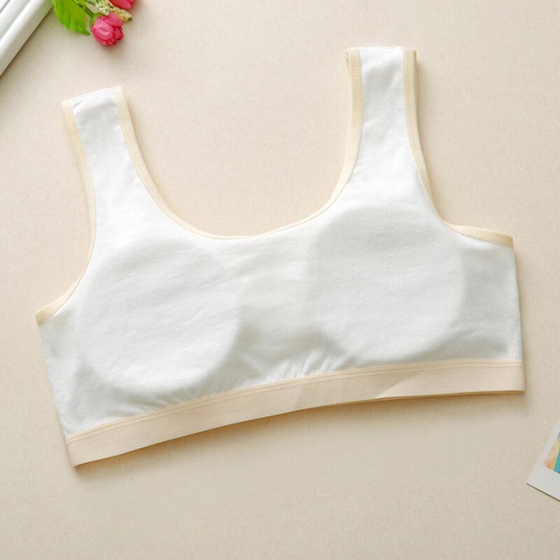 3 pièces mignon dessin animé fille soutien-gorge doux coton adolescent décontracté formation soutien-gorge pour les étudiants adolescent LBV