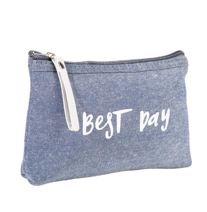 Sac à cosmétiques de voyage multifonction pour femmes, trousse de maquillage, bourse à fermeture éclair, de beauté, avec lettres imprimées: 7