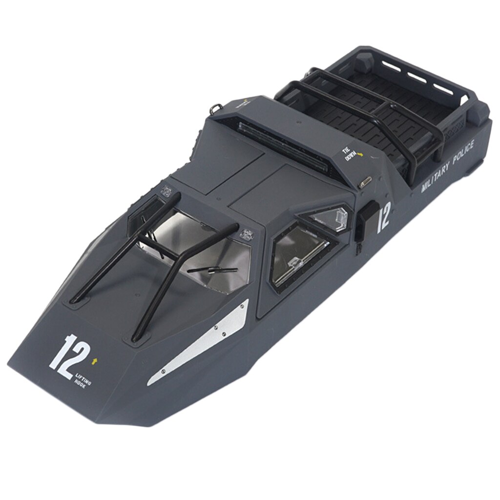 1/12 RC Tank Spare Parts Motor Shell Track Circuit Board Gearbox Chasis Parts for SG-1203 RC Tank Parts: Car Shell Gray
