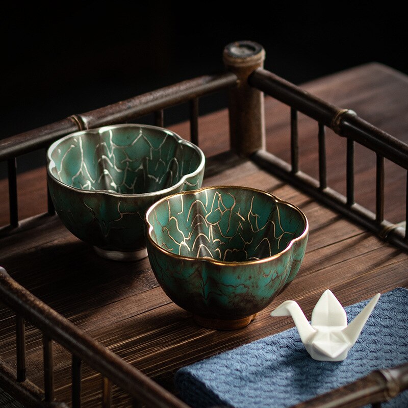 Porcelain Tea Tasting Cup Personal TeaCup Master Cup Stoneware Kung Fu Tea Teaware Cultural Business Bowls Mug