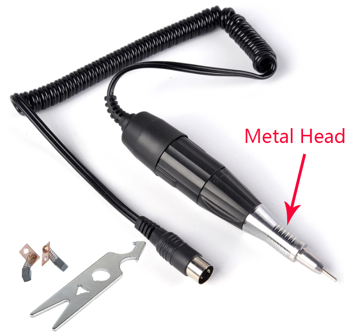 35000 RPM Dental Polishing Micro Motor Handpiece for Marathon Micromotor Machine Dental Lab Polisher: Metal head