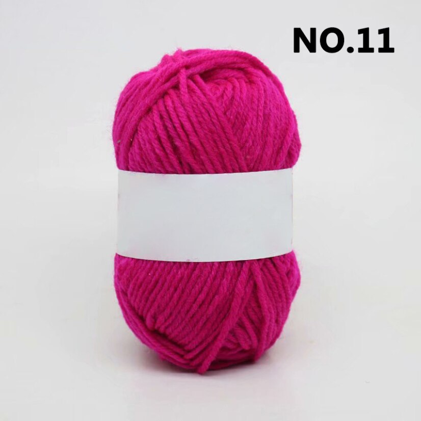 25g Soft Acrylic Yarn Knitting Crafts Soft Yarn Colorful Craft Baby Wool Knitted Diy Hand Made Doll Cloth Sweaters Yarn Balls: 11