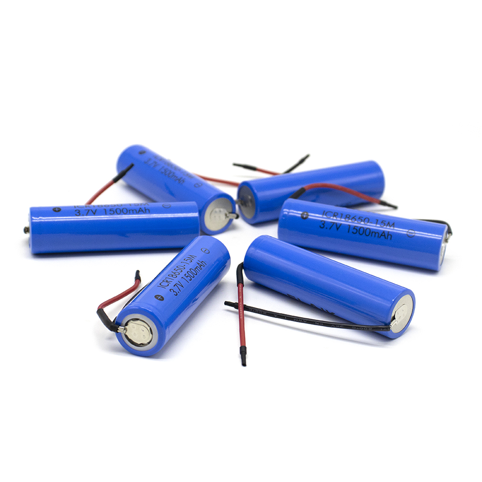 ELAJK Oppladbart Lithium Batteri 18650 1500mAh - 1-20 Stk for Liten Lommelykt, Vifte