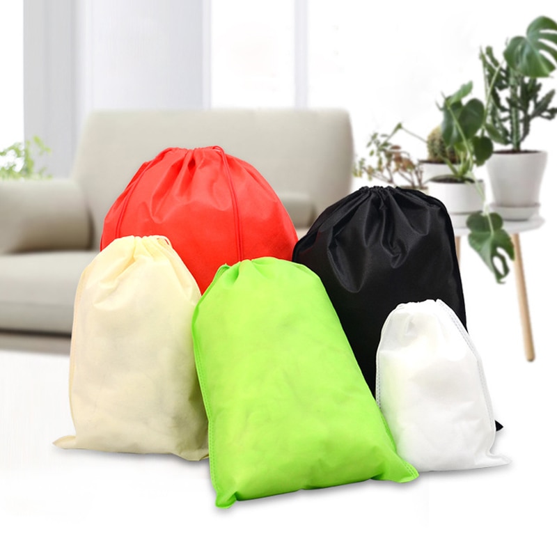 Waterdichte Pakket Schoen Pocket Opslag Organiseren Zak Non-woven Stof Trekken Pocket Trekkoord Tassen Toilettas Case