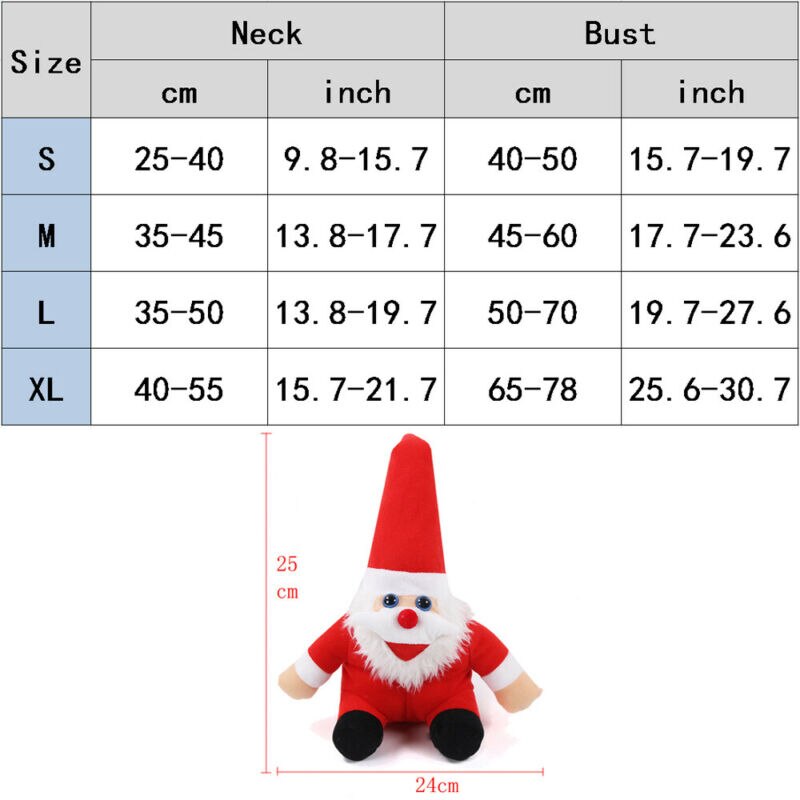 Christmas Dog Santa Claus Cosplay Costume Big Dog Puppy Christmas Santa Doll+Costumes Clothes Pet Riding Set Apparel S-XL