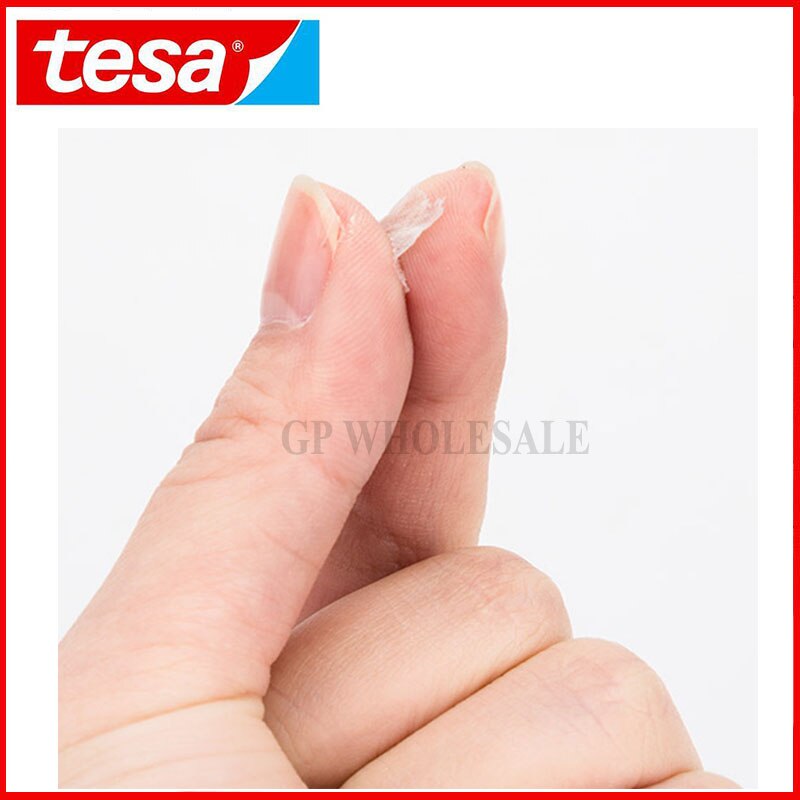 Tesa 68618 a4 maat  (21 x 29cm)  dubbelzijdige plakband stickertape voor schuim of dagelijkse algemene hechting, doe-het-zelf gebruik 0.13mm dik
