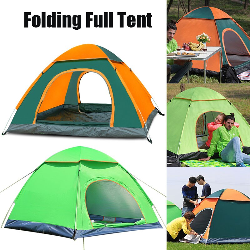 Outdoor Automatic Camping Tent Folding Fast Open Travel Beach Camp Garden Sun Shade Tent MVI-ing