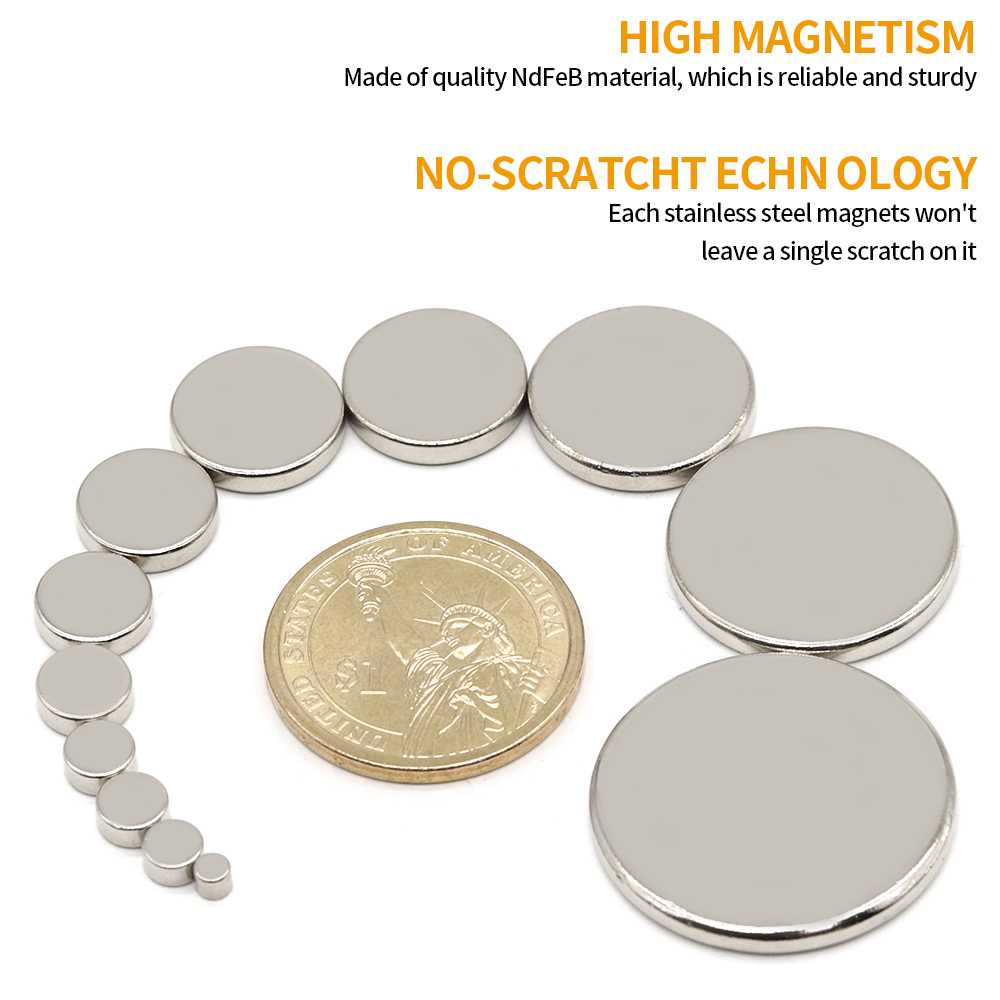 Super Strong Round Magnet Refrigerator Magnet for Fridge, DIY, Building, Scientific, Craft, and Office Magnets