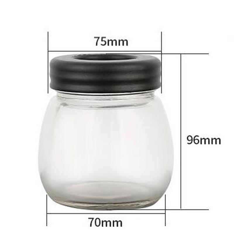 Coffee Tools Manual Ceramic Burr Coffee Bean Grinder with Fortified Glass Storage Jar Durable Cafe Bean Mill Coffee Maker: Coffee bean storage