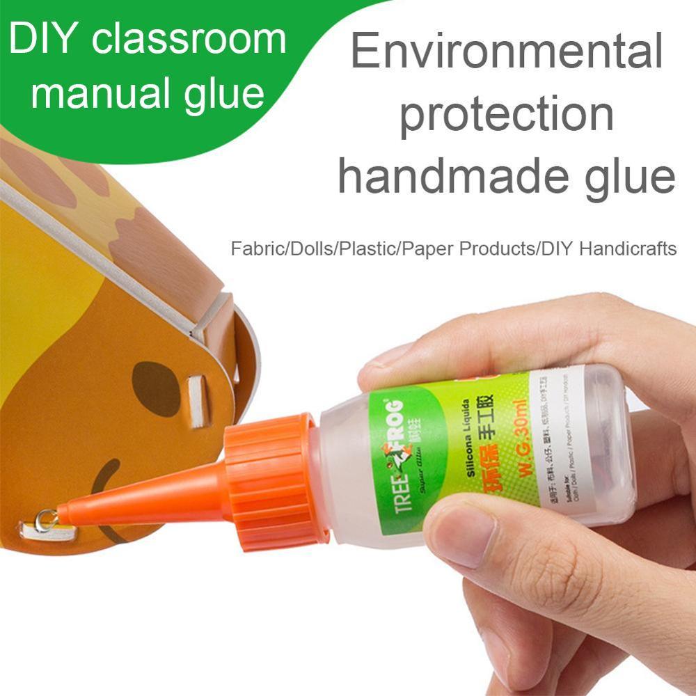 Colle liquide à l'alcool, 30/100ml, adhésive Textile, fournitures de papeterie scolaire et de bureau, H5G7