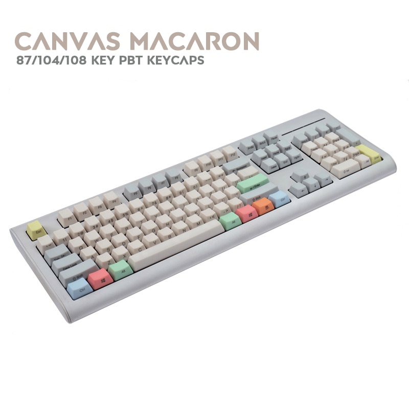 rt OEM CANVAS Macaron Color Jelly Surface PBT Keycaps Filco Keycap For Mechanical Keyboard