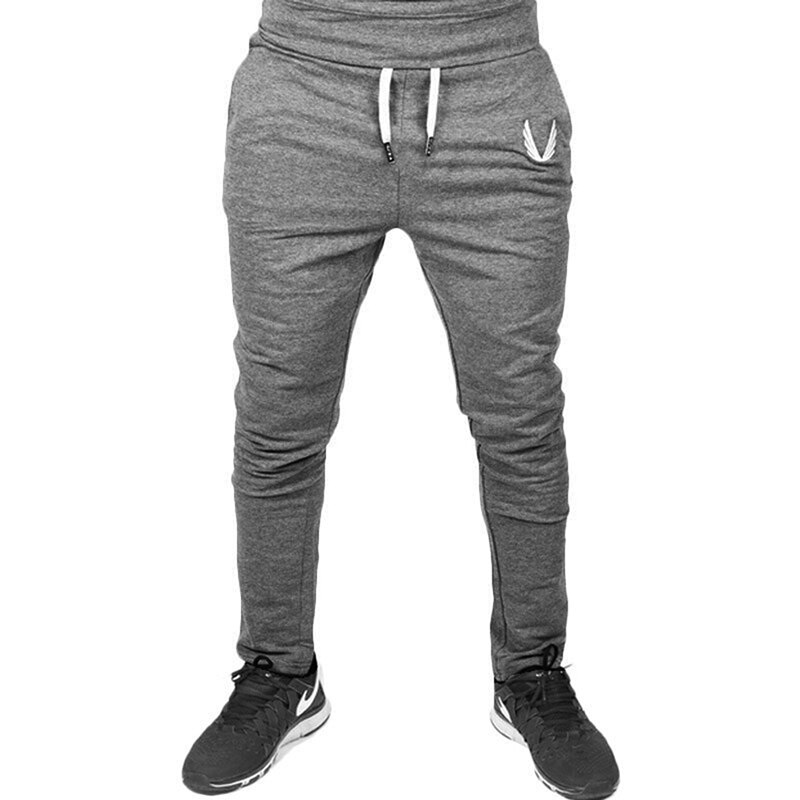 mannen Sport Broek Lente Sportkleding Elastische Mannen Fitness Broek Joggingbroek Ademend Traning Gym Broek Broek 908918: deep grey / M
