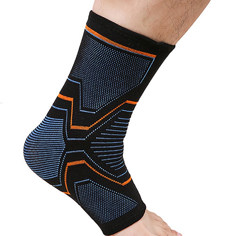 1 pc knöchelbandagen, kompressionsmanschette aus polyester, plantarfasziitis, 3d- lagige elastische bandage, fußschutz für sportarten