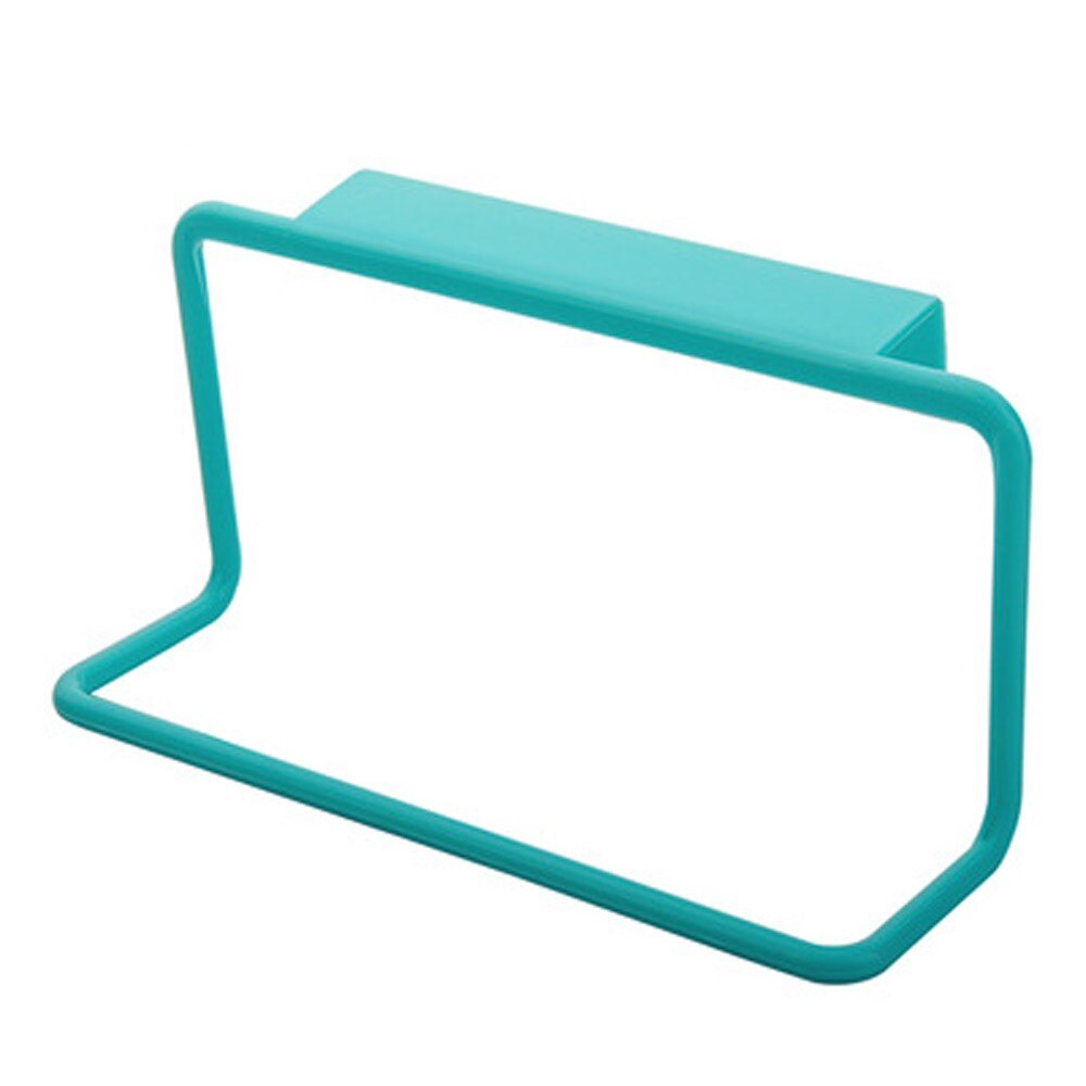 towel racks for bath Kitchen Towel Rack Hanging Holder Organizer Bathroom Cabinet Cupboard Hanger 8.30: Blue