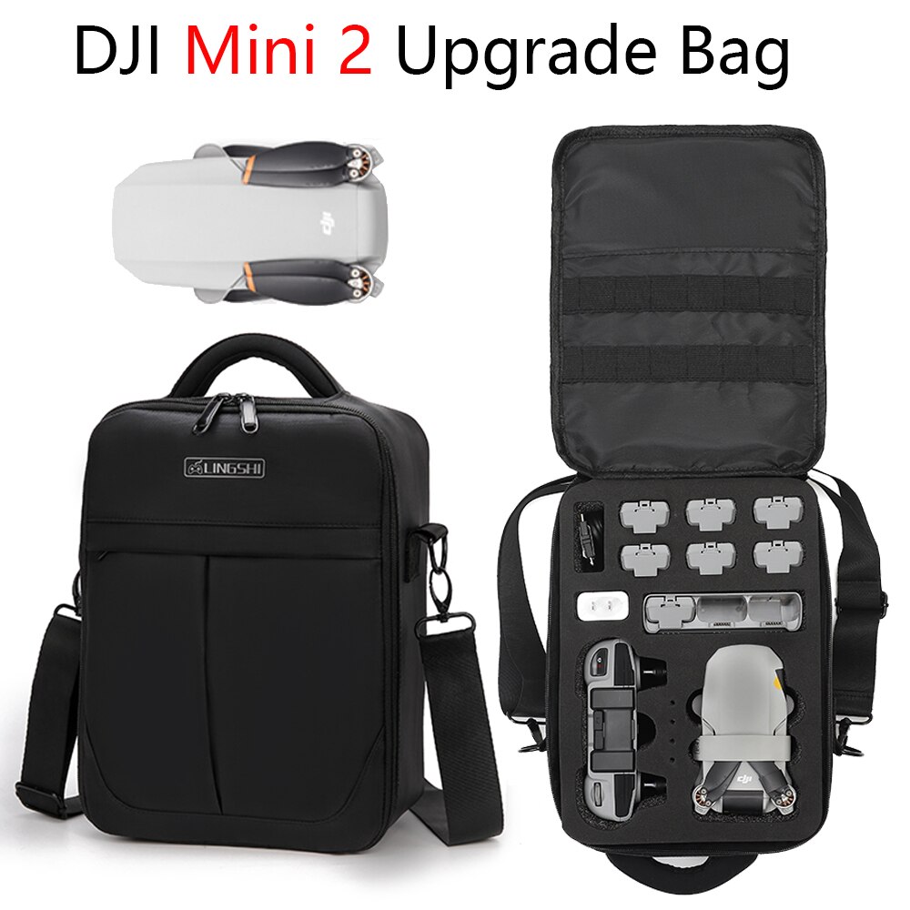 Mavic mini 2 bolsa de ombro de armazenamento portátil, à prova d&#39;água, capa de carrinho de viagem, para dji mavic mini 2, acessórios para drones