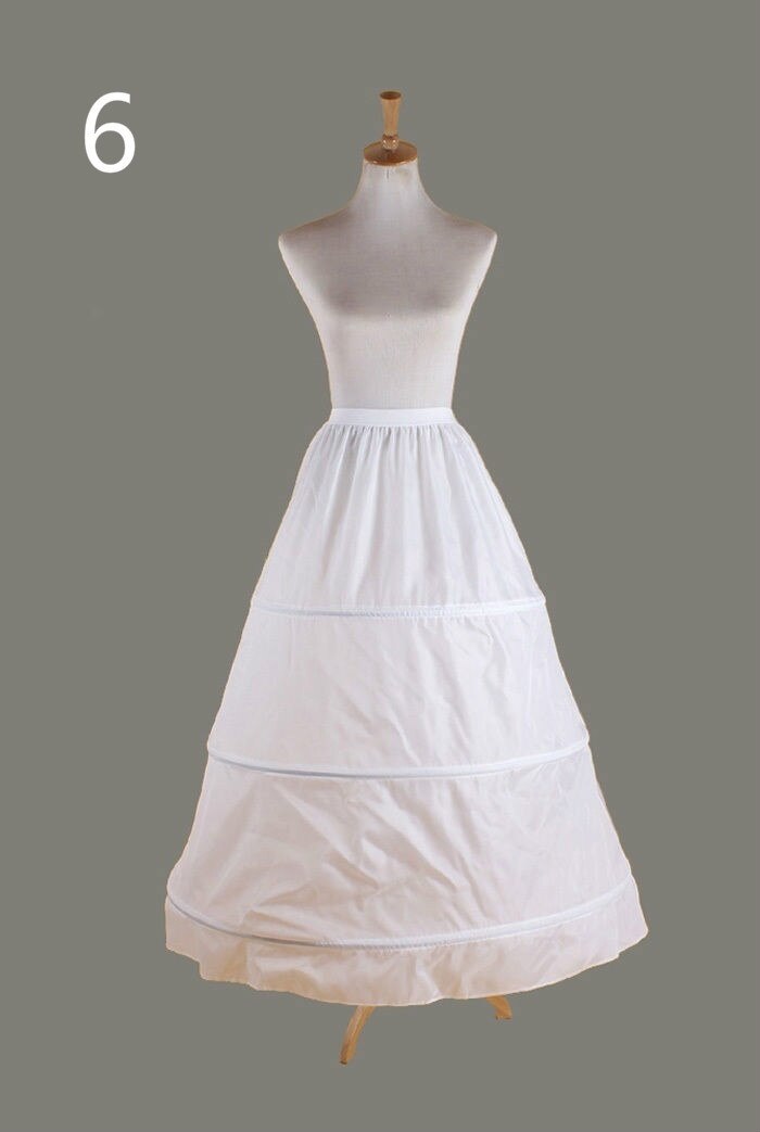 Enagua Sottogonna sottoveste da sposa Vestito da sposa de crinolina Hoopless: 6