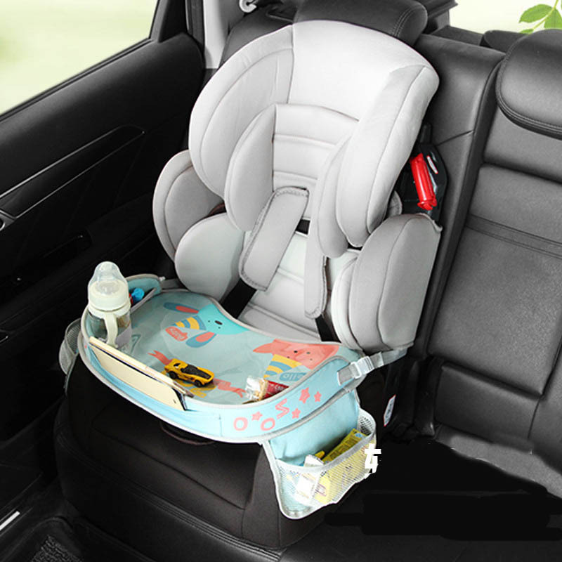 Corralito de coche para bebé, mesa impermeable, bandeja para asiento de coche, almacenamiento de juguetes para niños, soporte para bebé, mesa de comedor para niños, mesa para bebidas