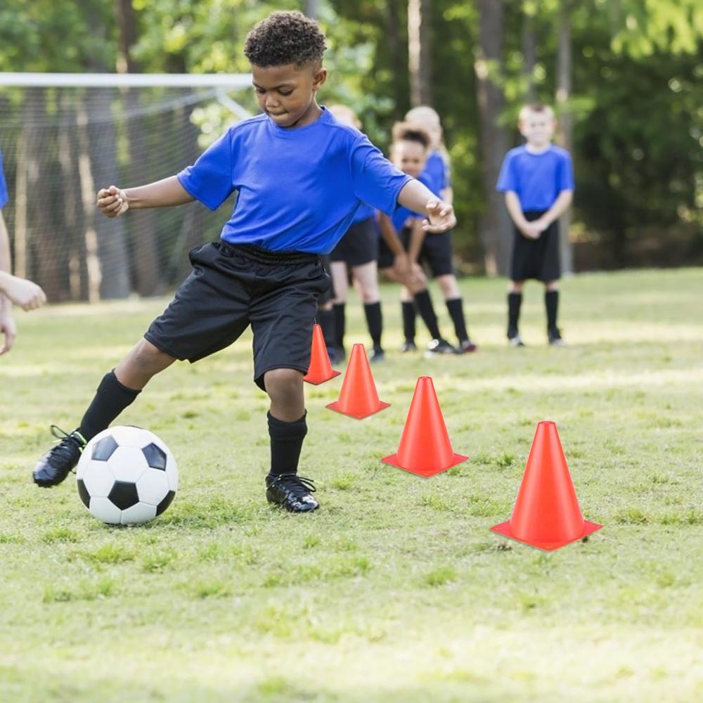 10PCs Plastic Sport Training Traffic Pylons for Outdoor Gaming and Festive Event Training Pylons #4N18