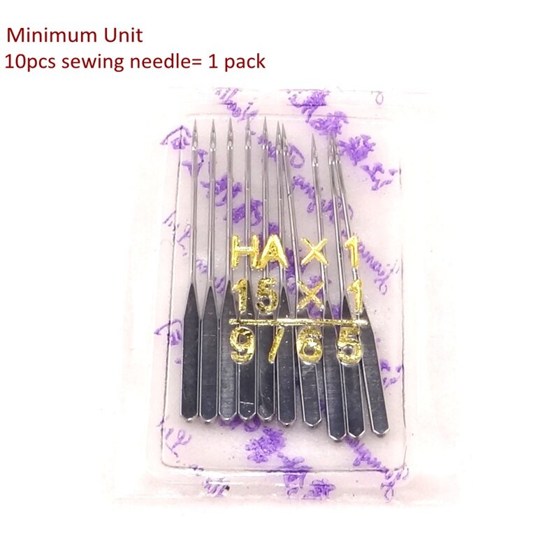 100pcs Sewing Needles size 65/9 HAX1 705H 130R 130/705H 15X1H for Domestic Sewing Machine Bernina Toyota Janome Juki Singer