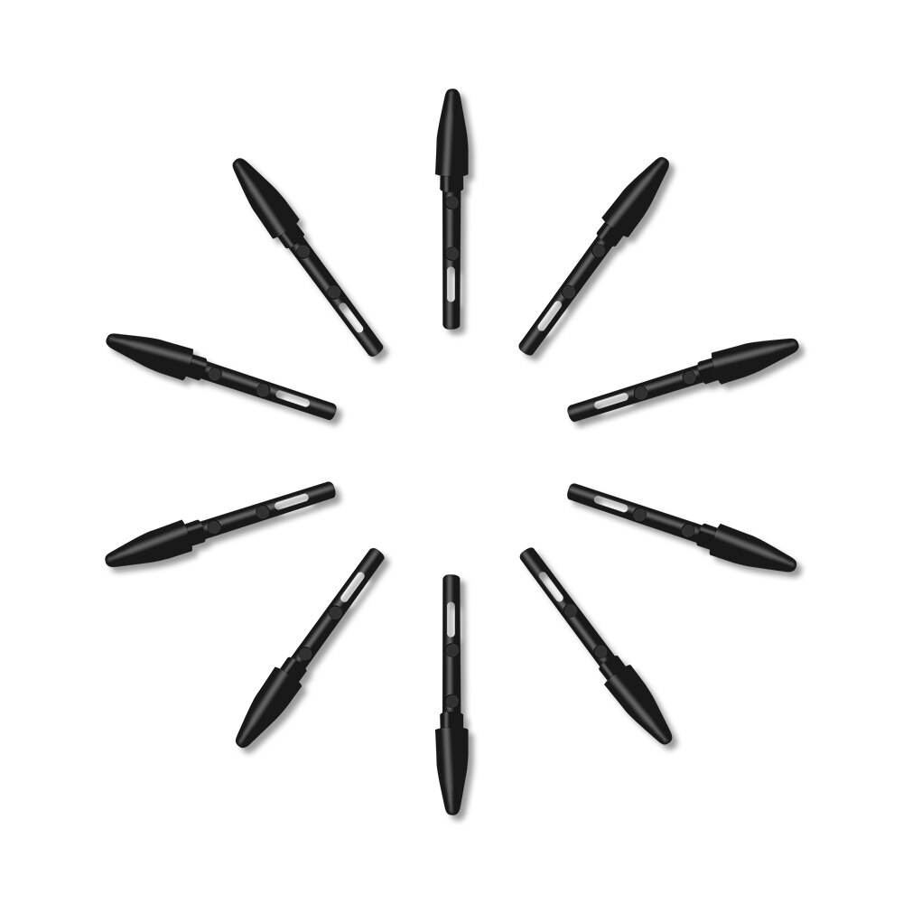 Huion PN01 10pcs Replacement Pen Nibs Graphics Tablet Pen Nibs Wear-resistant Pen Nib for Huion PEN68/PEN80: PN01X10