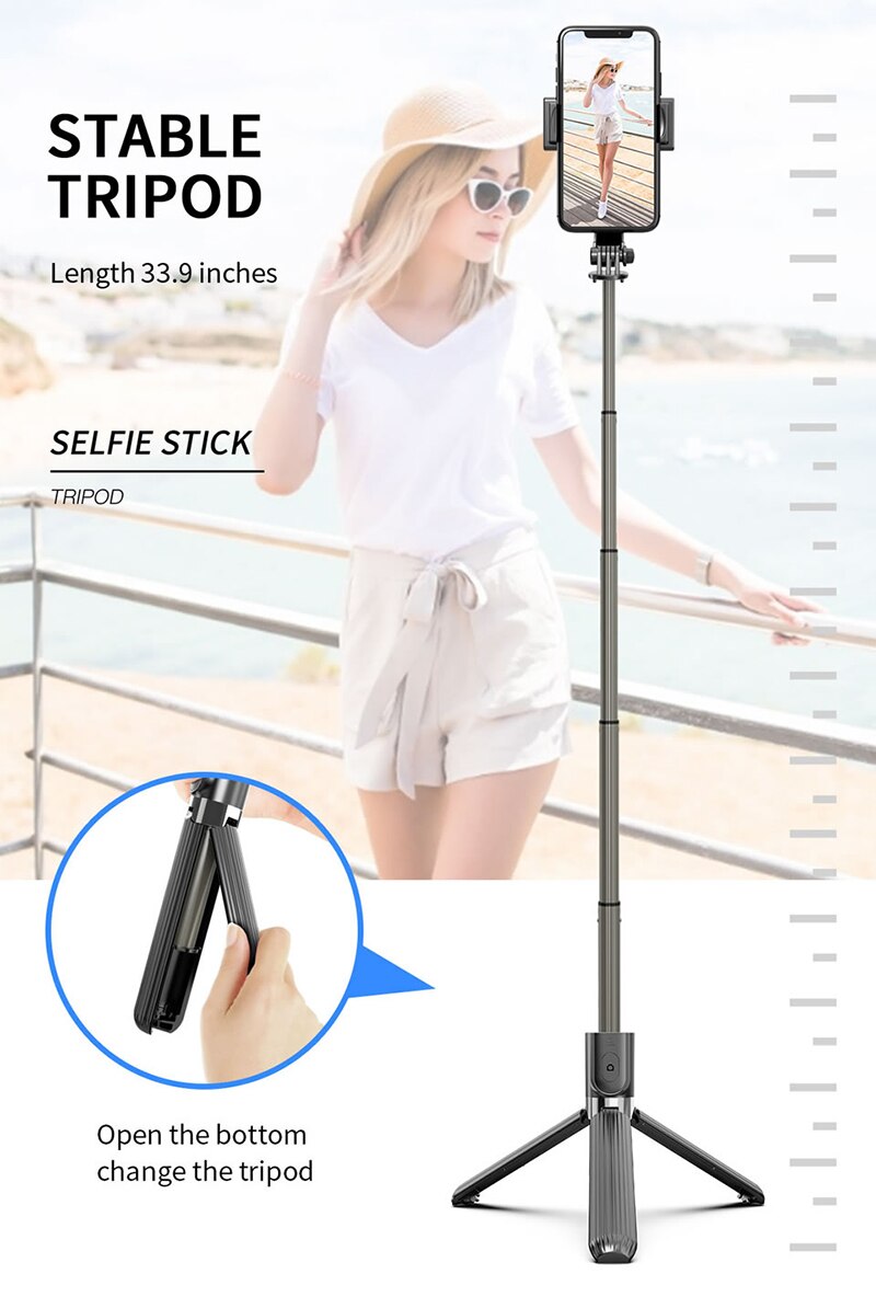 Anti-Shake Handheld Gimbal Selfie Stok 360 Selfie Stok Lange Selfi Stok De Selfie Stok Hond Mobiele Selfie Stok selfie