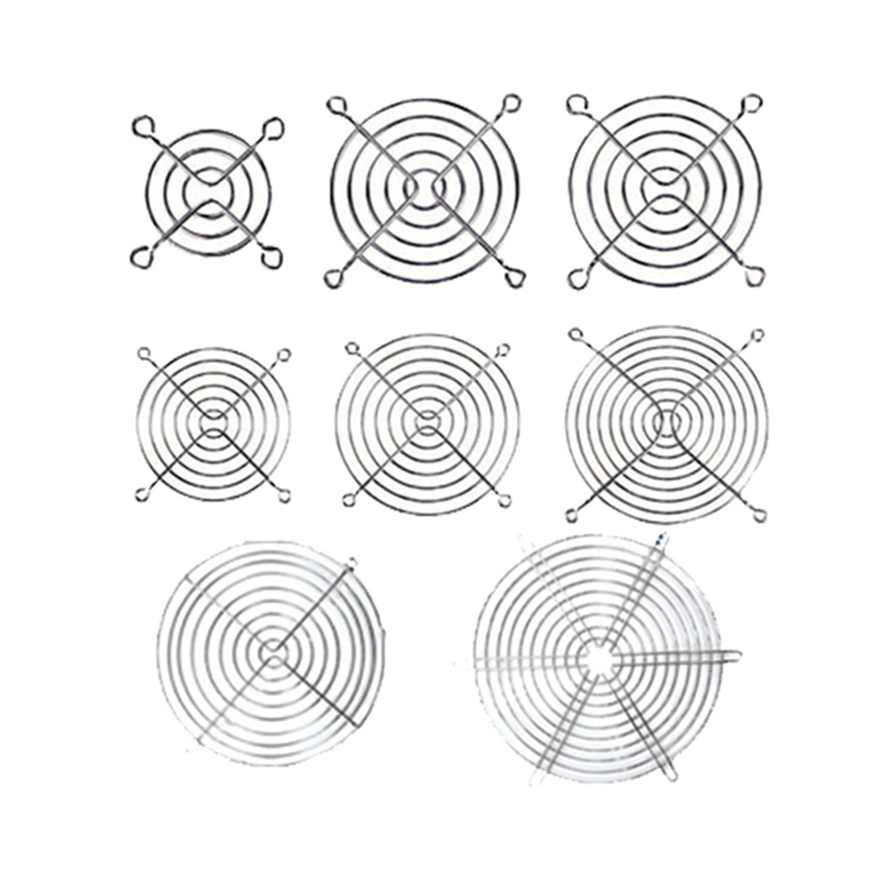 per la protezione della ventola di raffreddamento Griglia metallica Copertura del computer Griglia della ventola 30mm 40mm 50mm 60mm 70mm 80mm 90mm 120mm