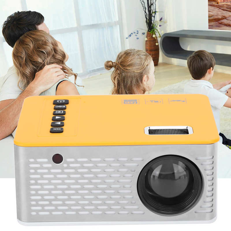UC28D Projector Children LED Mini Portable Home Family Cinema Theater Wall TV 5V/2A 1920 x 1080 Home Projector 16: 9 projection